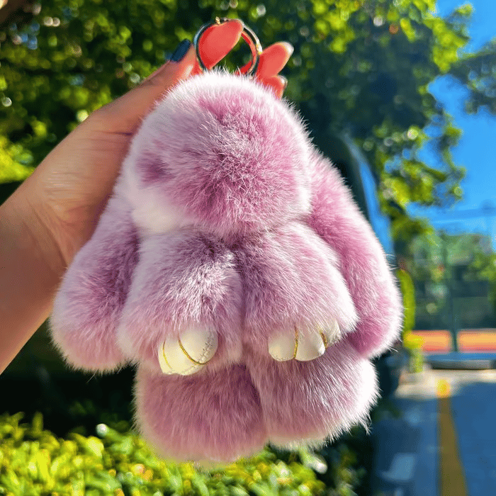📢📢LIMITED TIME SPECIAL SALE 50% OFF !! ⏰🐰Handmade Soft Bunny PomPom Charms – Fluffy, Cute & Perfect for Bags, Keys & Gifts🎉