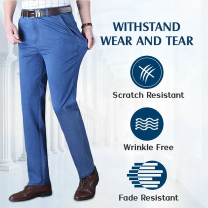 🔥Hot Sales - 47% OFF🔥Men's High Waist Straight Cut Jeans