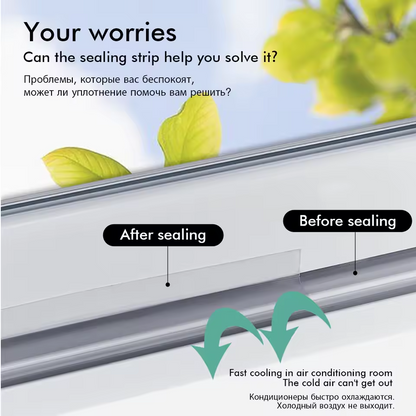 ⏳Time-Limited Special⏰5M Self‑Adhesive Door Seal Strip – Flexible, Multi‑Purpose ✨