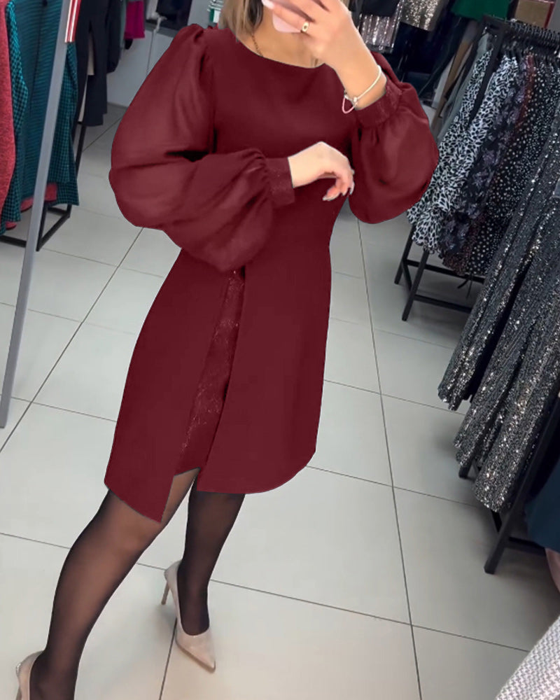 🌷Limited Time 73% OFF💞Elegant Puff Sleeve Dress