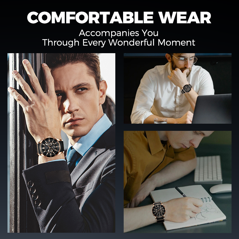 ⏳Speciale a tempo limitato⌛Orologio al quarzo multifunzionale impermeabile da uomo