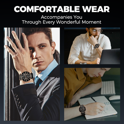 ⏳Speciale a tempo limitato⌛Orologio al quarzo multifunzionale impermeabile da uomo