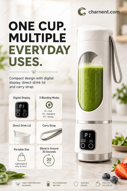 Hot Sale 60% OFF！！！Portable Cordless Juicier