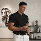💎 Herre Business Kortermet Fitness T-skjorte