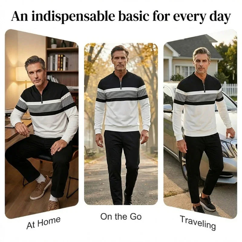 🖤Black Friday Sale:50% OFF🖤🔥80K+ SOLD!🧵 Men's Graphic Print Pullover & Pants Set – Bold streetwear style. Ultimate comfort for lounging or errands👖