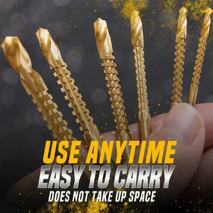 🔩 BUY 2 GET 1 FREE! ⚙️Twist Drill Bit Set – High-Speed Steel, Titanium-Coated & Multi-Material Ready