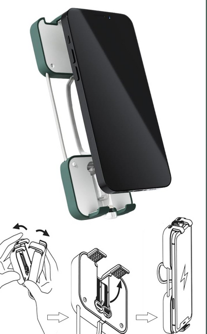 🎉Summer Hot Sale 50% OFF🎉Portable Wireless Charging Treasure Mobile Phone Holder⚡-3