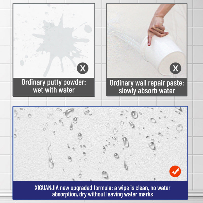 🛠️ Masilla reparadora de paredes resistente al agua y al moho💧¡Pincel gratis! 🖌️  ✨ ¡Reparaciones de paredes del hogar rápidas y limpias! 🏡