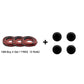 🔇5-hole Automotive Dust-proof and Shock-absorbing Sealing Strip