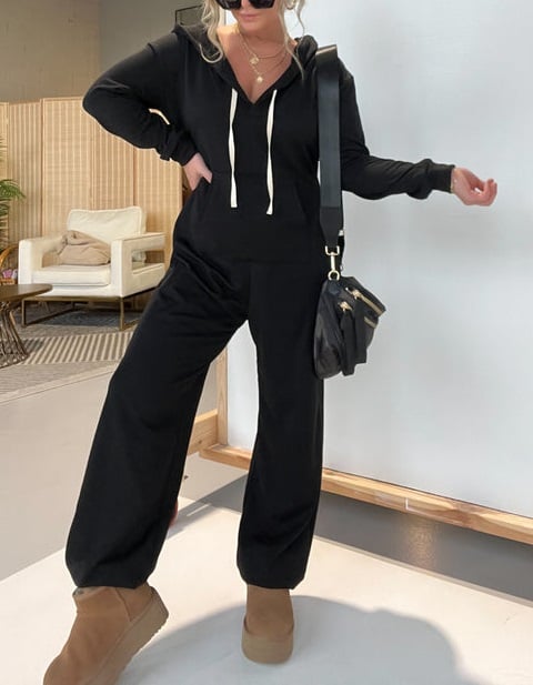 🔥HOT SALE 56% OFF🔥 Cozy Days French Terry Jumpsuit