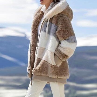🍂Fall Specials🎅Contrasting Padded Coat🐑