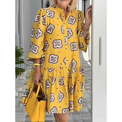 🌷Limited Time 45% OFF💞Women's Casual Dress Floral Summer Dress Print Dress