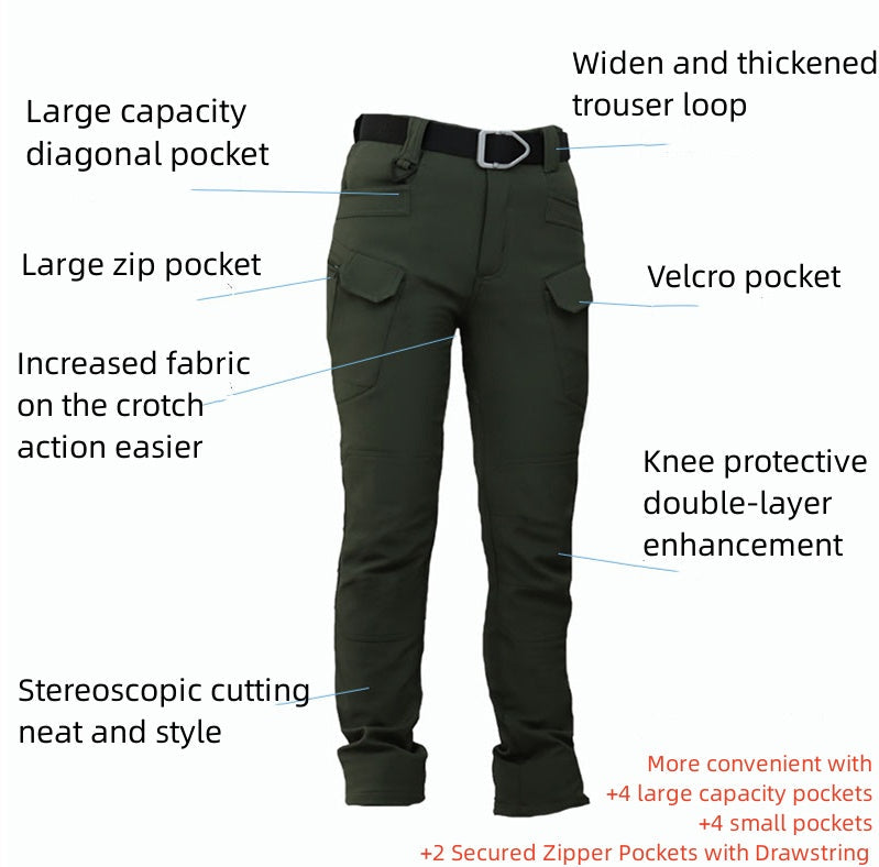 🏔️Men's Soft Shell Waterproof Hiking Winter Tactical Pants