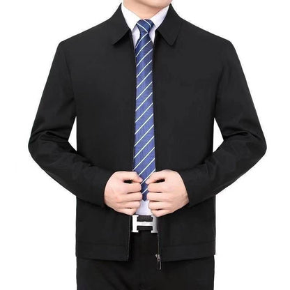 🎊Christmas sale - 47% Off🎊 Men's Solid Color Business Jacket
