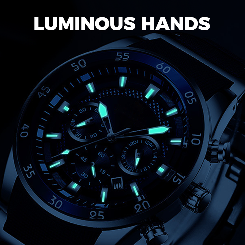 ⏳Speciale a tempo limitato⌛Orologio al quarzo multifunzionale impermeabile da uomo
