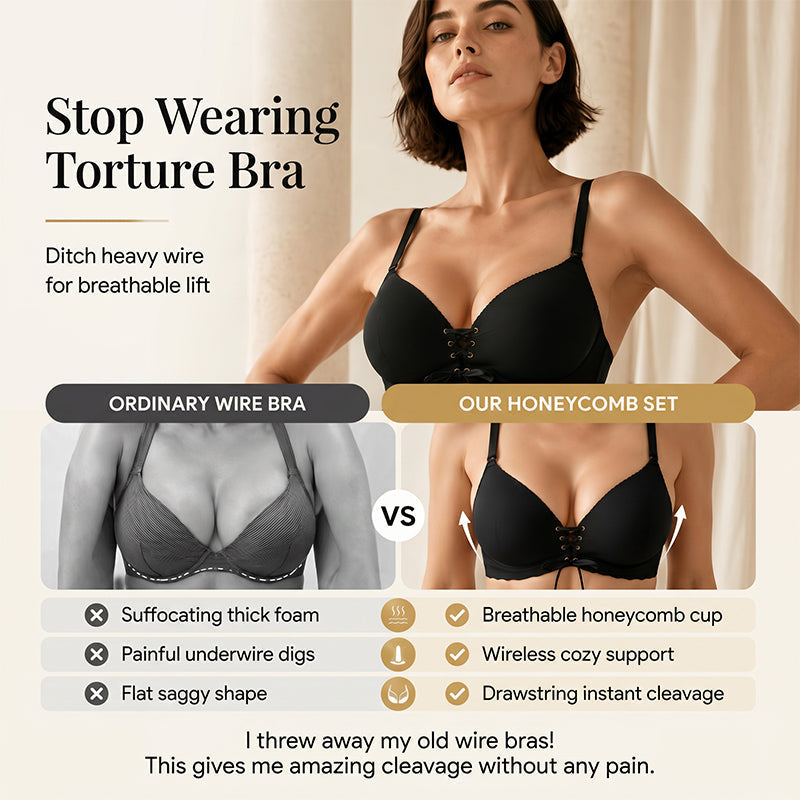 ✨Women’s Seamless Breathable Push-Up Support Bra