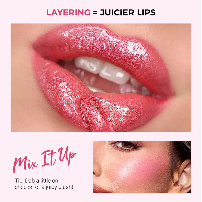 ⏳2026 NEW YEAR BUY MORE SAVE MORE✨ONLY ￡9.99!!!💋Tinted Lip Glow Oil - For Lush, Hydrated Lips with a Natural Glow! 💖