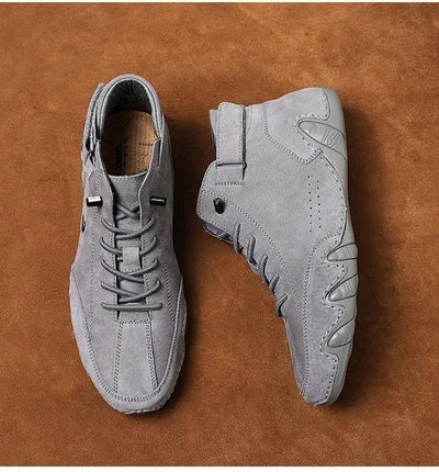 🔥HOT Sale🔥 Italian Handmade Suede Velcro High Boots