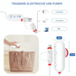 🧳   Pakke med 6 kompresjonsposer til USB elektrisk støvsuger – plassbesparende oppbevaring, lufttett forsegling, gjenbrukbar &  Varig 🌀