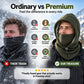 🔥 ❄️ Warm Balaclava with Adjustable Drawstring – Face and Neck Protection