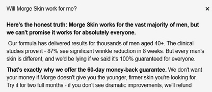 "I've been using it for 2 months... nobody believes my real age anymore!"