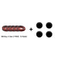 🔇5-hole Automotive Dust-proof and Shock-absorbing Sealing Strip
