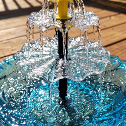 ✨2026 Spring special offer 80% off-🐦Solar Cascade Hanging Bird Bath Fountain