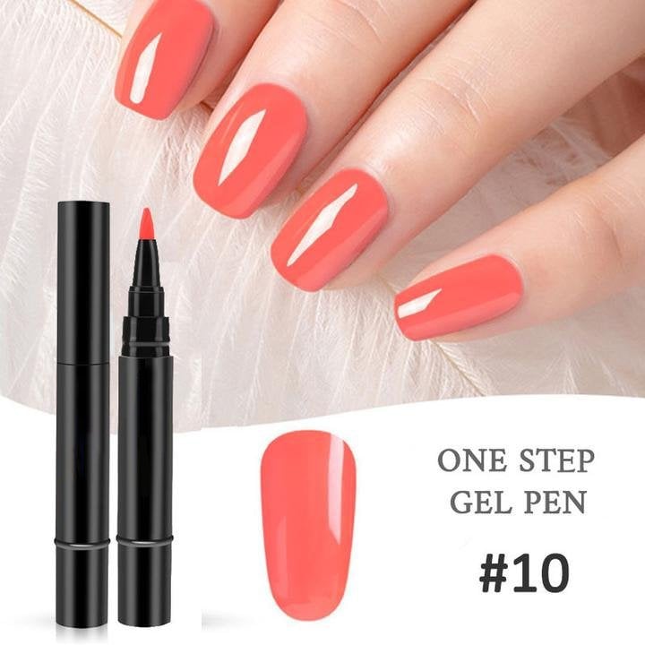 ⏰Limited Time Buy 1 Get 1 Free🔥 - $14.9 For 2 Pcs! One Step Nail Gel Pen