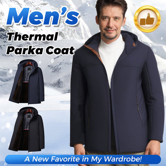 🖤Early Black Friday Sale:53% OFF🖤Men’s Thermal Thick Hooded Parka Coat