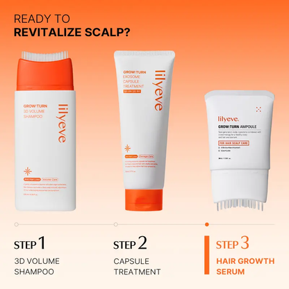 💜Buy 2 Get 1 Free💜[LILYEVE] GROWTURN Hair Growth Serum with Built-In Brush