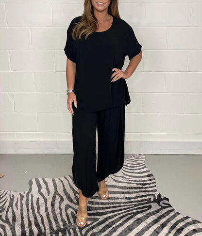 Limited Time 55% Off🔥🎁Floaty 2 Piece Sleeved Trouser Set