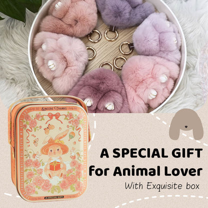 📢📢LIMITED TIME SPECIAL SALE 50% OFF !! ⏰🐰Handmade Soft Bunny PomPom Charms – Fluffy, Cute & Perfect for Bags, Keys & Gifts🎉