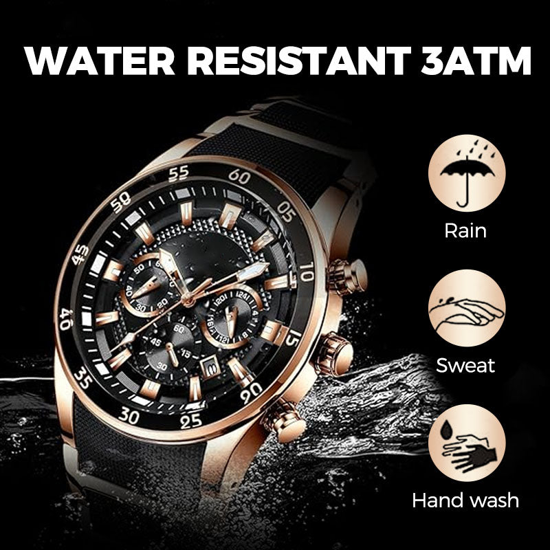⏳Speciale a tempo limitato⌛Orologio al quarzo multifunzionale impermeabile da uomo