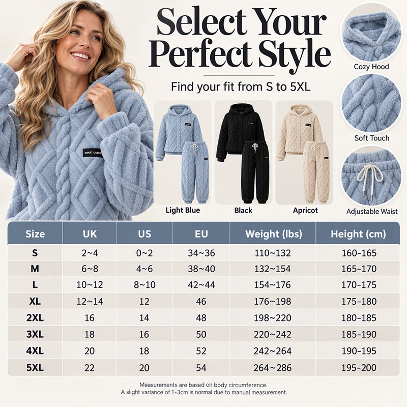 💖Black Friday Mega Deal – 50% off!💖Embossed Geometric Plush Set ✨Timeless Comfort & Effortless Style For Every Occasion