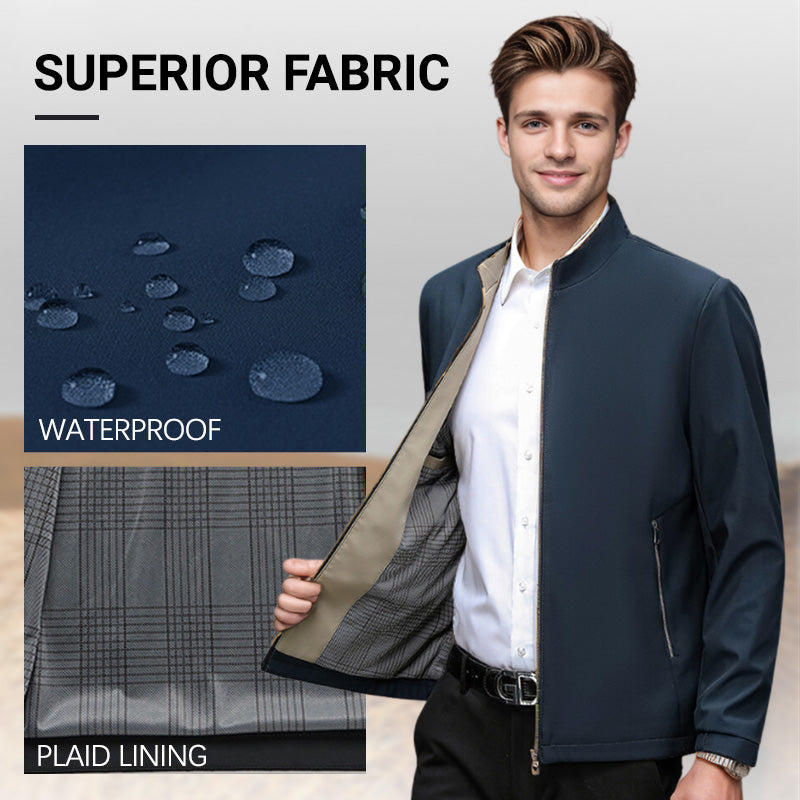🔥2025 New Year Hot sale 50% OFF🔥Men's Standing Collar Zipper Casual Jacket