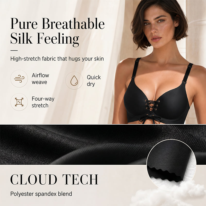 ✨Women’s Seamless Breathable Push-Up Support Bra