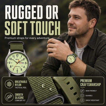 ⏳Time-Limited Special⏰Men's Quartz Watch with Luminous Display