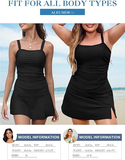 💥Offerta speciale dell'ultimo giorno - 50% di sconto🩱Costumi da bagno tankini due pezzi vintage da donna contenitivi per la pancia