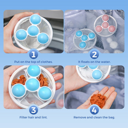 🧺 BUY 2 GET 3 FREE!🧼 Reusable Washing Machine Hair Filters | Pet Hair Catcher & Lint Trap | Prevents Clogged Drainage Pipes. 🚿✨