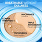 ❤️New Shade Launch❤️SKINTIFIC Velvet Matte Cushion Foundation Blue Ultra Cover Powder Foundation, 12h Oil-Control, Lightweight, Long-Lasting, Waterproof Korean Cushion Makeup