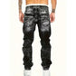 🔥 Men's Fashion Creative Stretch Denim Jeans,Minimalist Style Suitable For Emo Style💙