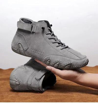 🔥HOT Sale🔥 Italian Handmade Suede Velcro High Boots