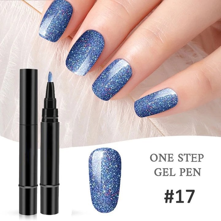 ⏰Limited Time Buy 1 Get 1 Free🔥 - $14.9 For 2 Pcs! One Step Nail Gel Pen