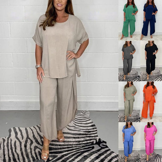 Limited Time 55% Off🔥🎁Floaty 2 Piece Sleeved Trouser Set