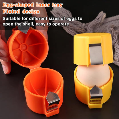 🍳🥚 30% OFF! Practical Egg Shell Opener – Clean Crack, No Mess, Works on All Sizes