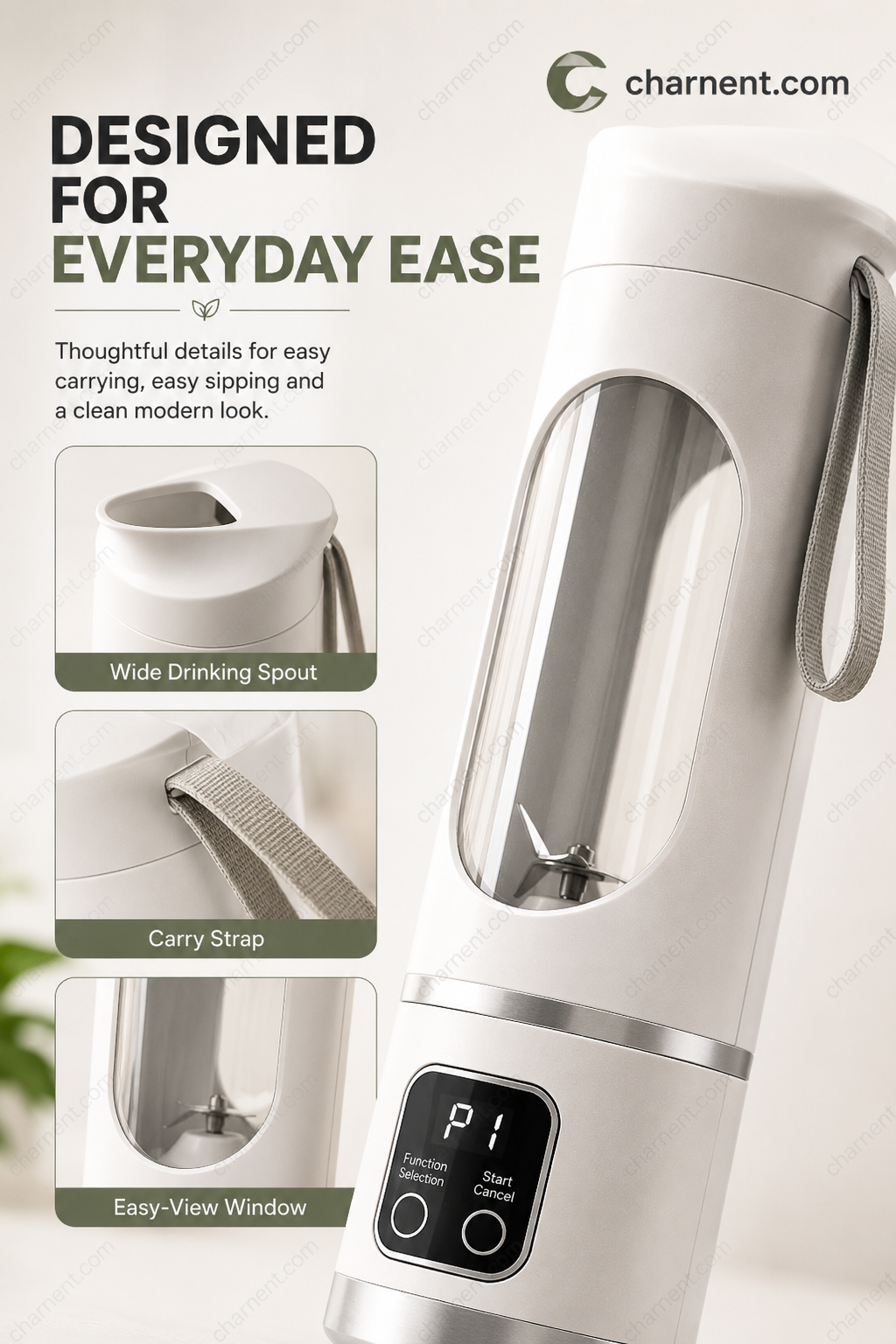Hot Sale 60% OFF！！！Portable Cordless Juicier