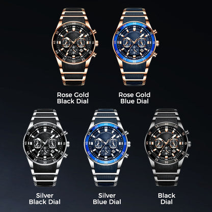 ⏳Speciale a tempo limitato⌛Orologio al quarzo multifunzionale impermeabile da uomo