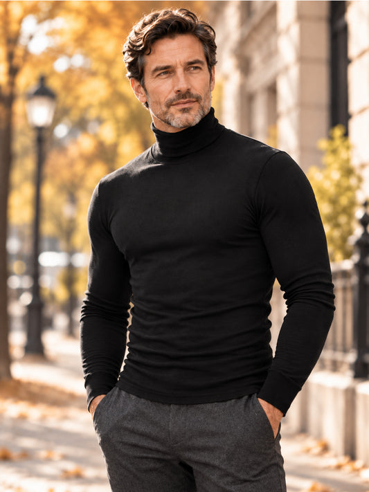 🖤Black Friday Sale:50% OFF🖤 💪Cotton High-necked Thermal T-shirt