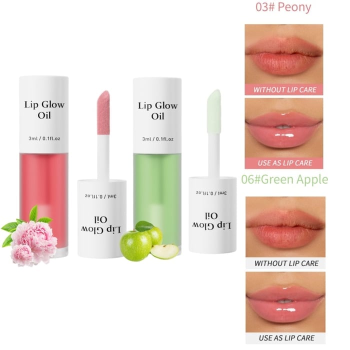 ⏳2026 NEW YEAR BUY MORE SAVE MORE✨ONLY ￡9.99!!!💋Tinted Lip Glow Oil - For Lush, Hydrated Lips with a Natural Glow! 💖
