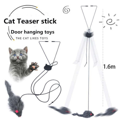 🔥Clearance Sale🔥Hanging Cat Scratch Mouse